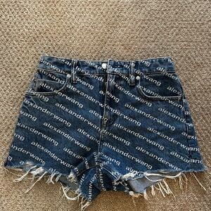 Alexander Wang size 25 women’s blue Jean short.